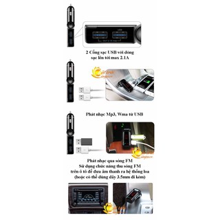 Bluetooth – FM Music Car BC06 siêu đa năng