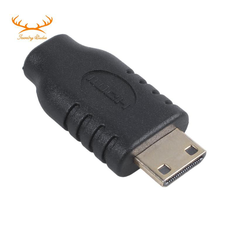 Micro HDMI Type D Female to Type C Mini HDMI Male F/M Adapter Black