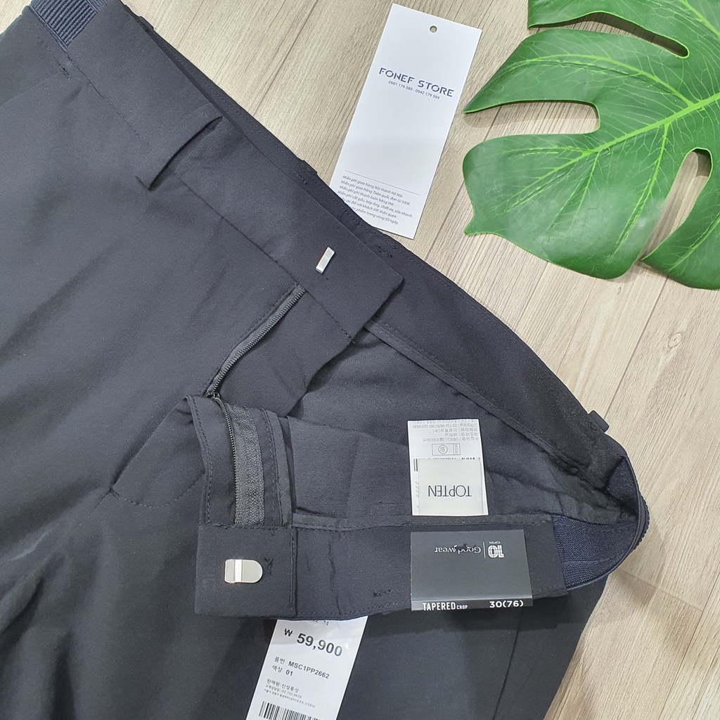 Quần âu nam co giãn xuất Hàn tại Fonef