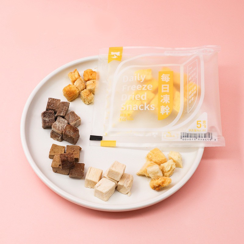 [ SIÊU NGON THỨC ĂN SẤY KHÔ CHO CHÓ MÈO ] Thức ăn đông khô cho thú cưng 5Gr