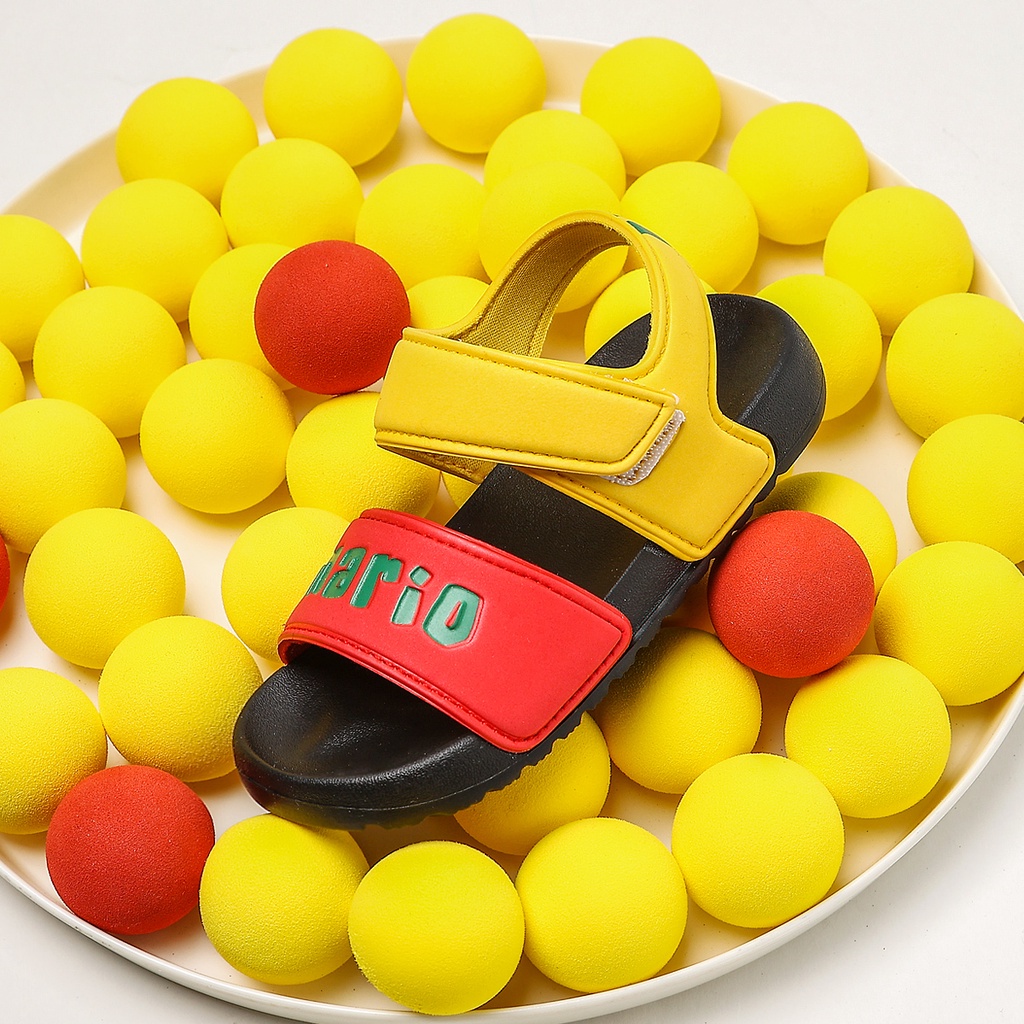 Giày sandal CHEERFUL MARIO đế mềm phong cách Hàn Quốc thời trang đi biển mùa hè dành cho trẻ em