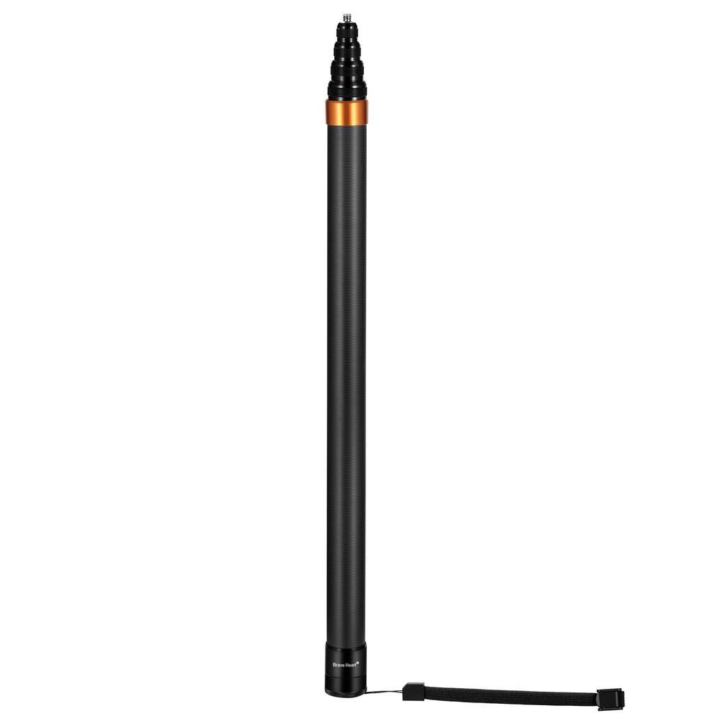 Gậy Tự Sướng 2.9m Bằng Sợi Carbon Cho Gopro go pro hero 9 10 8 5 6 7 4 3 sjcam sj4000 YI dji