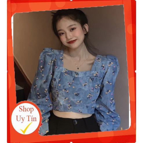 ÁO SƠ MI DÀI TAY NỮ DENIM PHONG CÁCH RETRO CỔ PHÁP ULZZANG - KÈM ẢNH FB CUỐI