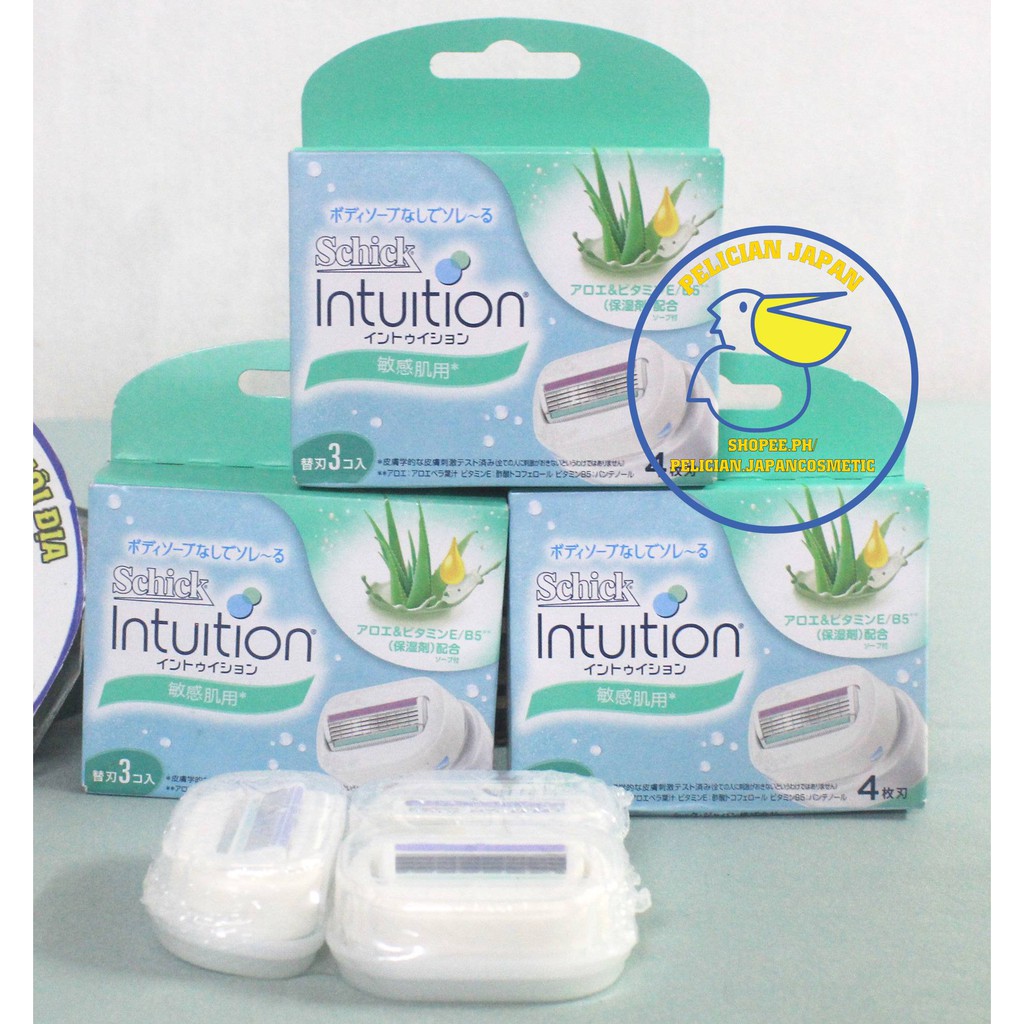 ĐẦU DAO CAỌ LÔNG CHO PHỤ NỮ KHÔNG GÂY KÍCH ỨNG SCHICK INTUITION