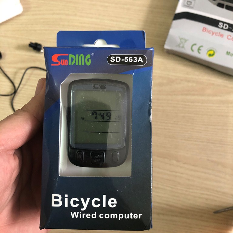 Đồng hồ công tơ mét xe đạp Sunding SD-563A chính hãng hiện đại –