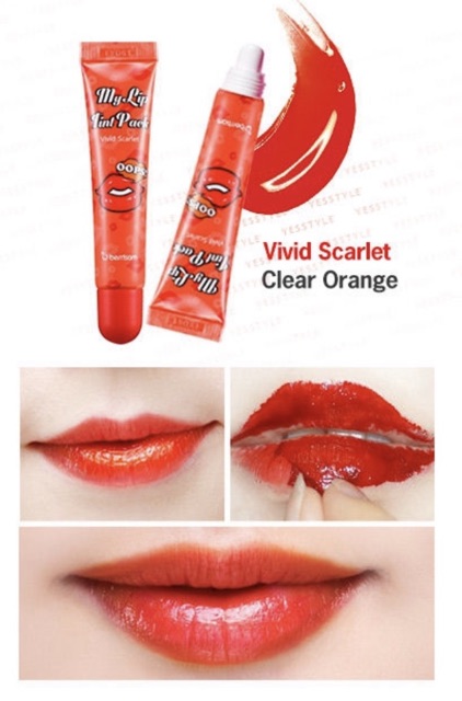 [Chính hãng ]Son xăm môi Hàn Quốc Berisom Chu My Lip Tint Pack# Vivid scalet -Màu cam đỏ | BigBuy360 - bigbuy360.vn