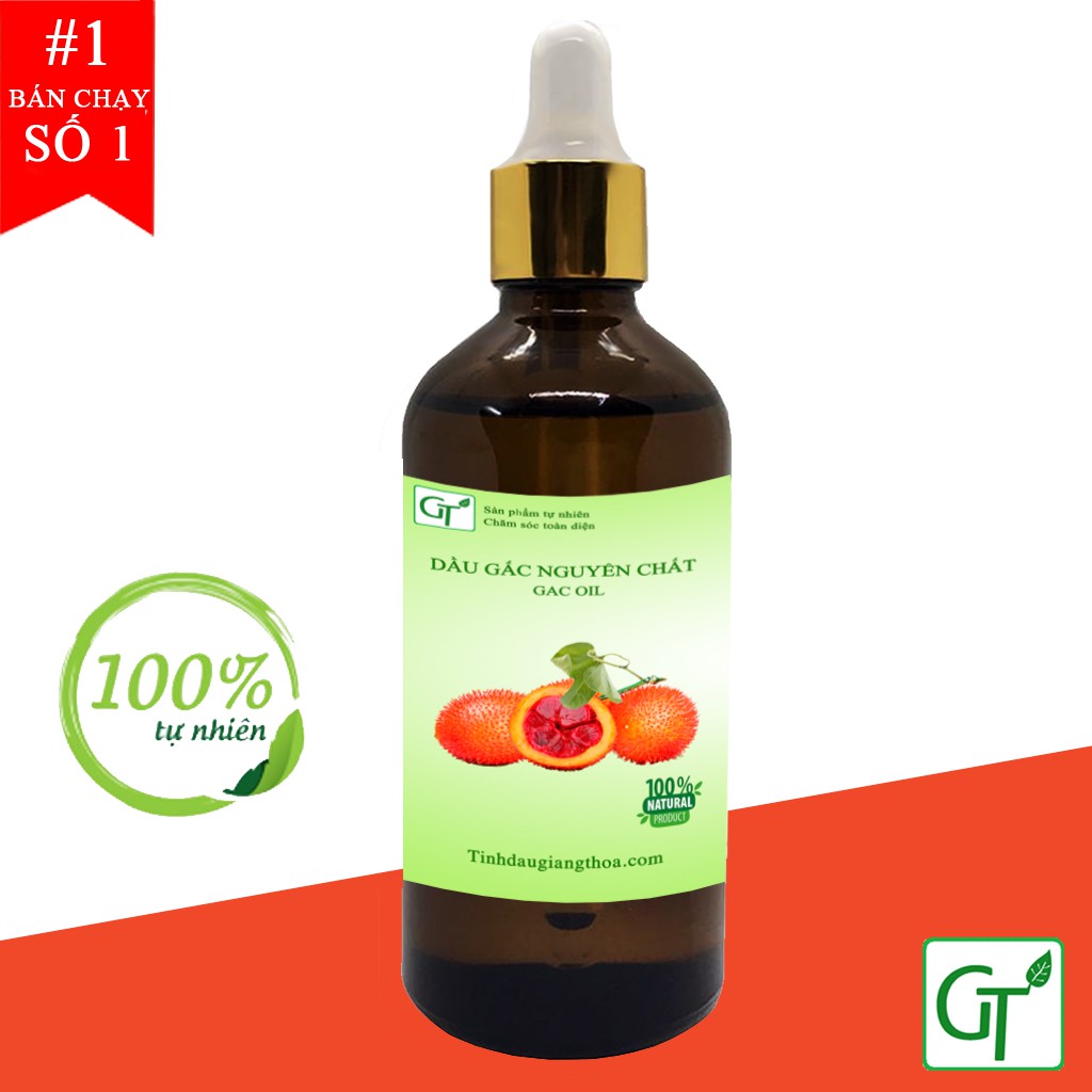 Dầu Gấc Làm Đẹp Nguyên Chất Ép Lạnh GT 100% Thiên Nhiên