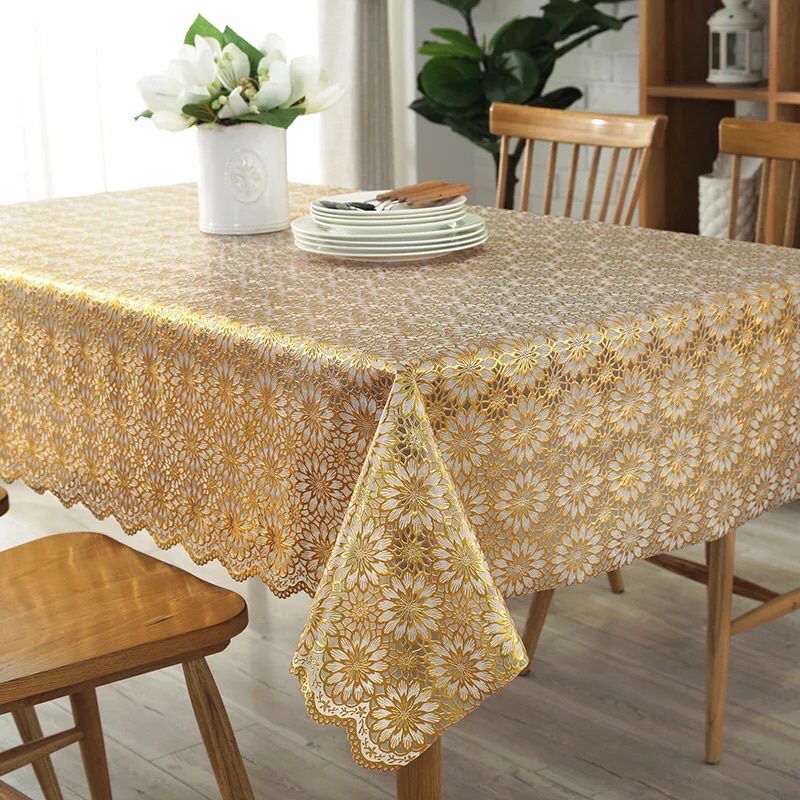 KHĂN TRẢI BÀN BẰNG NHỰA KHÔNG THẤM NƯỚC ĐỦ KÍCH THƯỚC ( sỉ inbox)