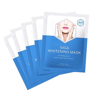 Combo 5 mặt nạ Avif dưỡng da trắng ngọc ngà - Avif giga whitening mask 21g
