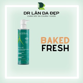 Sữa rửa mặt Aderma Phys-AC Gel dành cho da dầu, mụn, nhạy cảm 400ml
