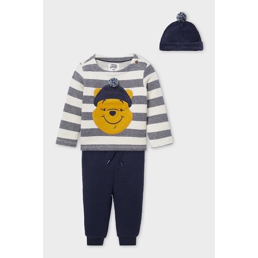 Sét 3 chi tiết bộ Pooh C&A dư xịn size 0-3m
