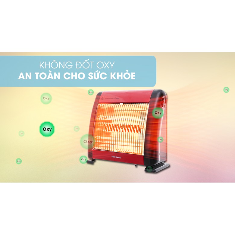 Máy Sưởi Điện Hồng Ngoại Cao Cấp SUNHOUSE SHD7013 - An Toàn Tiện Ích, Hàng Chính Hãng