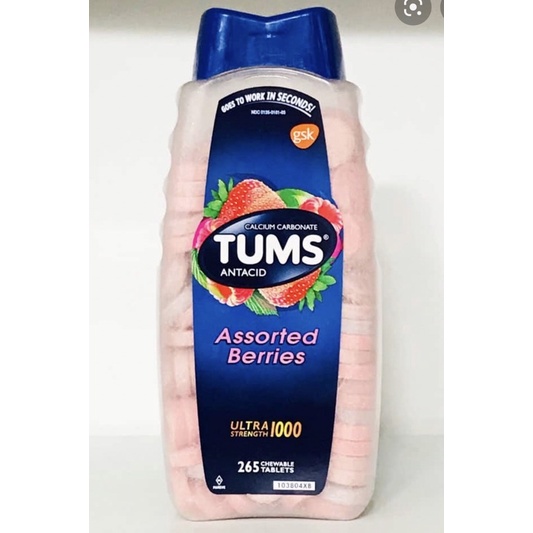 (USA) Kẹo Tums Antacid 265 viên