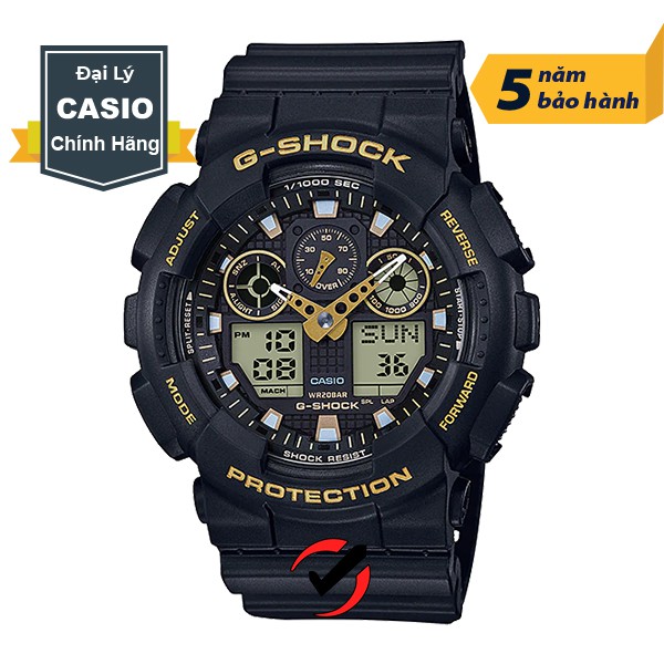 Đồng Hồ Nam CASIO G-Shock Chính Hãng Anh Khuê GA-100