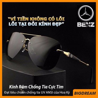 Mắt kính nam thời trang cao cấp chống nắng MER743 – Kính mát nam phân cực Mercedes Benz chống chói...