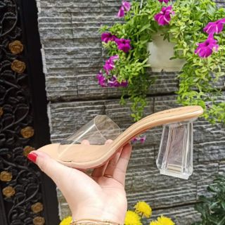 Guốc Cao Gót Đế Trong 7 Phân