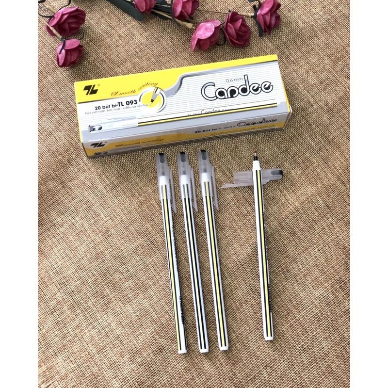 BÚT BI NẾN THIÊN LONG TL-093 NÉT 0.6mm VIẾT TRƠN, ÊM, MỰC RA ĐỀU