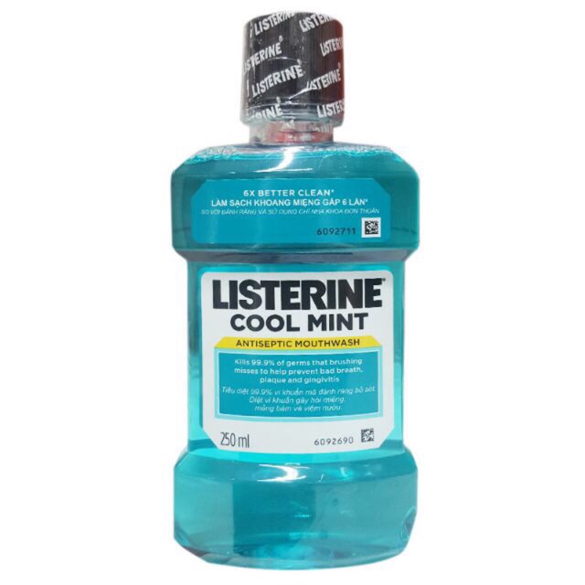 Nước Súc Miệng LISTERINE COOLMIN chai 250ml