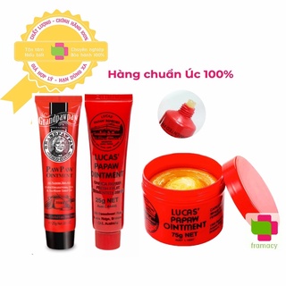 Kem đu đủ đa năng bôi ngoài da Lucas Papaw Ointment, Úc (25g/75g) giúp mờ sẹo, chàm, nẻ cho mọi lứa tuổi