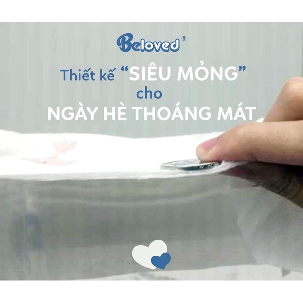 (Chính Hãng) Bỉm BELOVED Sữa Dê Úc Size Dán 1 60m/Dán 2 54m/Dán 3 48m