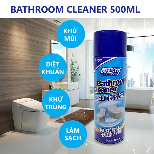 Bình Xịt Tẩy Rửa Nhà Tắm, Vệ Sinh Bathroom Cleaner