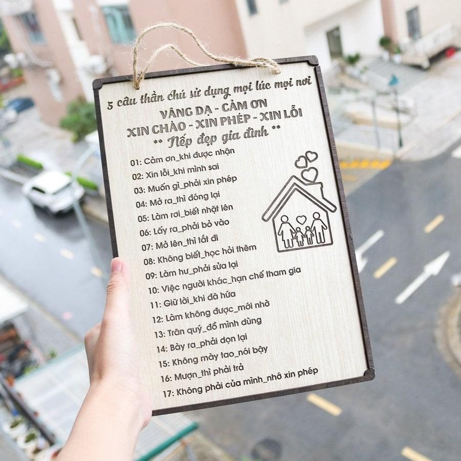 Biển bảng gỗ decor Treo tường Cửa Trang trí Gia đình Phòng ngủ Phòng khách GD91-99