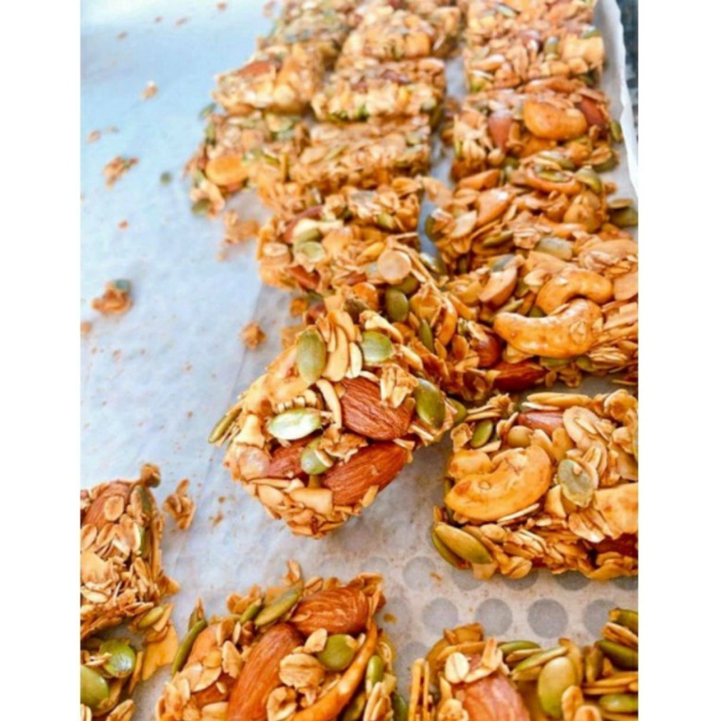 1 Kg thanh Granola Bar mix hạt dinh dưỡng thơm ngon