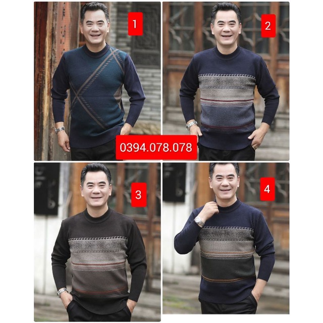 - Áo len trung niên cho bố