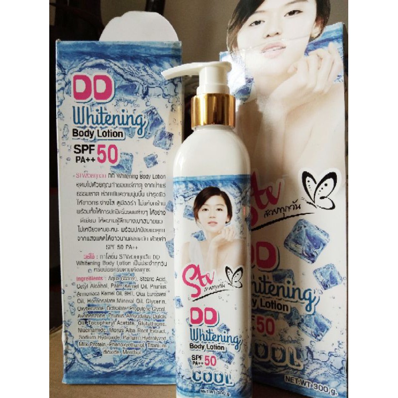 Dưỡng trắng body toàn thân DD whitening cool Thái Lan chính hãng, giá 170k/chai