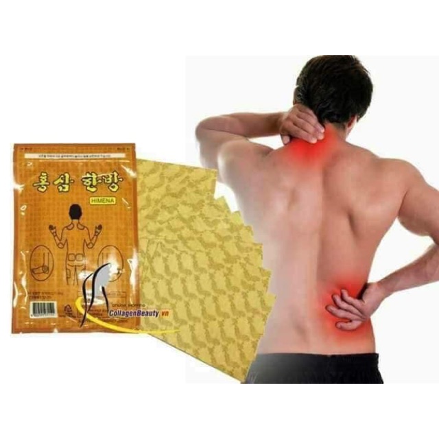 MIẾNG  DÁN  NHỨC  MỎI  ĐAU KHỚP  HỒNG  SÂM