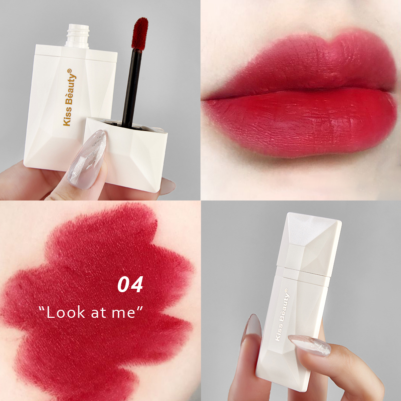 (Hàng Mới Về) Son Kem Kiss Beauty Tông Nhung Lì Dưỡng Ẩm Chống Dính Lâu Trôi | BigBuy360 - bigbuy360.vn