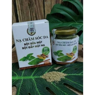 Nạ chăm sóc da hoài nguyễn bột rửa mặt bột đắp mặt nan