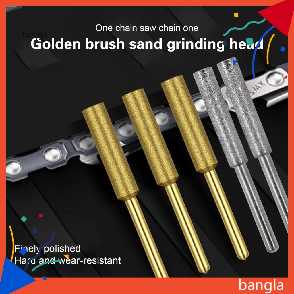 Bộ 5 Đá Mài Lưỡi Cưa Xích 4 / 4.8 / 5.5mm Chống Mài Mòn