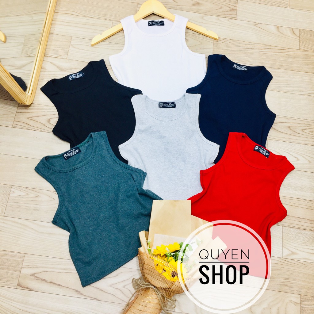 🔥Mặc Gì Hè Này?👉 Áo croptop nữ ba lỗ đơn giản_thoải mái_mềm mịn ⚡CHUẨN HÈ⚡[Ảnh+Video thật]😍