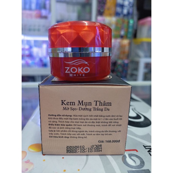 Kem mụn thâm - mờ sẹo - dưỡng trắng da ZoKo