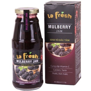 Sinh tố dâu tằm lafresh đà lạt 350ml - chai thủy tinh - xuất xứ việt nam