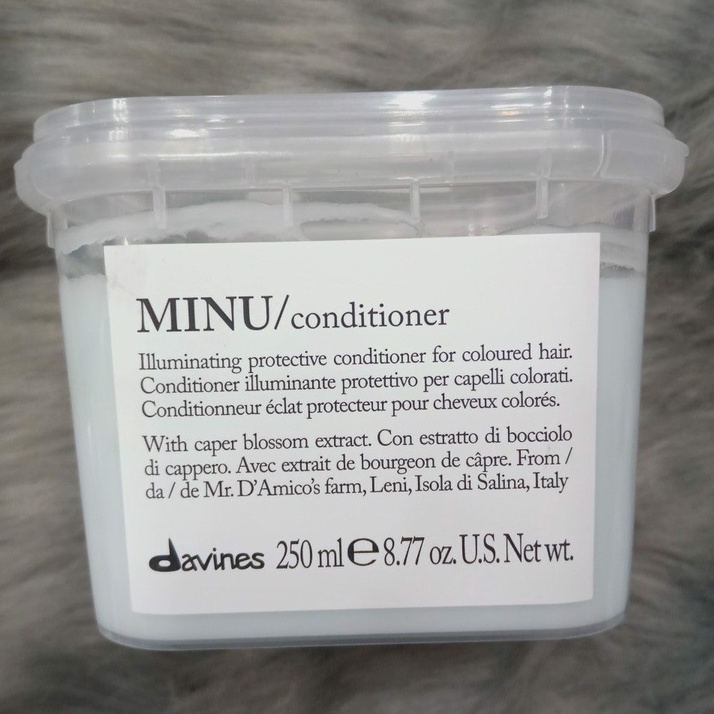 🇮🇹 Dầu xả bảo vệ tóc nhuộm và tạo bóng tóc MINU Essentail Haircare Davines Conditioner 1000ml