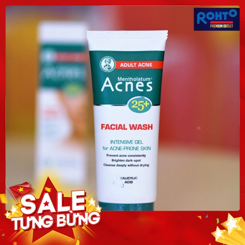 Gel rửa mặt ngăn ngừa mụn - Acnes 25+ Facial Wash