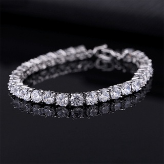 Vòng tay đính đá zirconia 4mm sang trọng cho nữ

