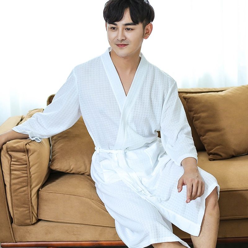 Áo Choàng Tắm Dài Mỏng Thấm Hút Nhanh Khô Thời Trang Xuân Thu Cho Nam Và Nữ