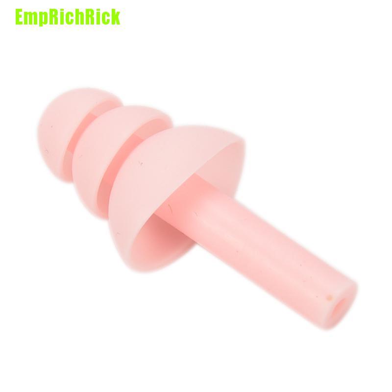 (hàng Mới Về) 1 Cặp Nút Bịt Tai Emprichrick Bằng Silicone Chống Tiếng Ồn Thoải Mái Khi Ngủ