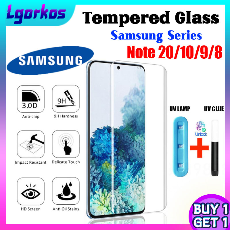 Kính Cường Lực Dán Màn Hình Điện Thoại Chống Ánh Sáng Xanh Tia UV Cho Samsung Galaxy Note 20 20Ultra 10 10Lite 10+ 9 8