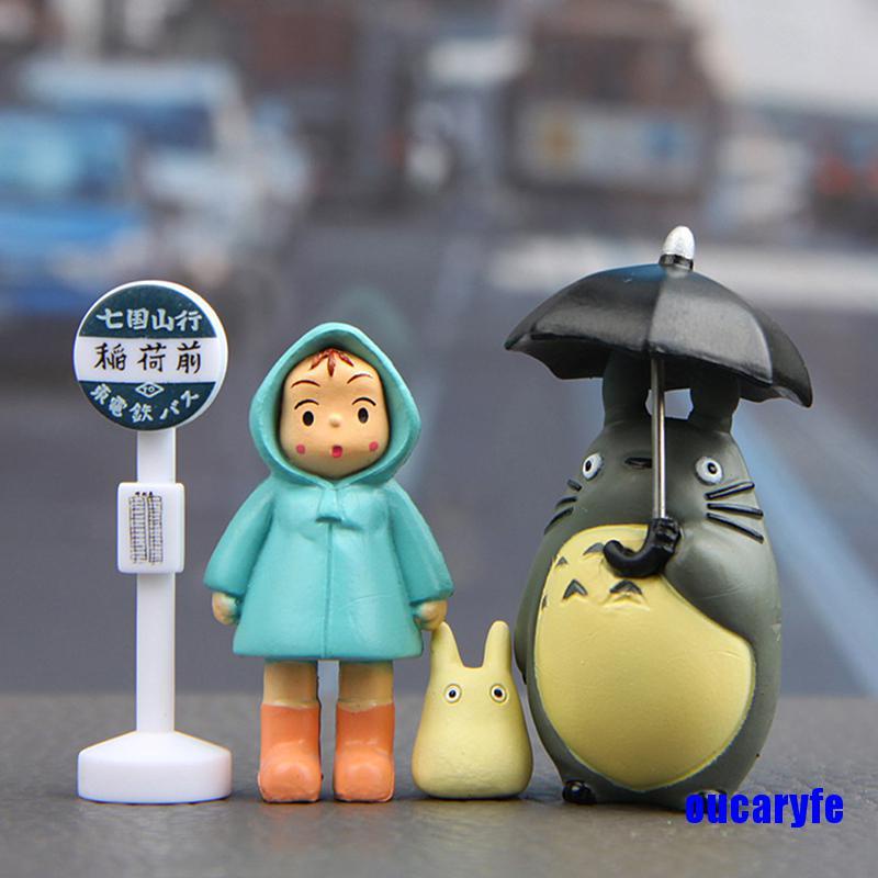 Set 4 Mô Hình Nhân Vật Totoro 3-5cm