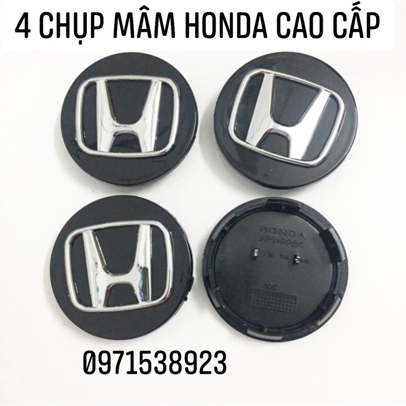 NẮP CHỤP MÂM LAZANG XE HONDA CIVIC CRV ACCORD CITY 2 màu đen và bạc