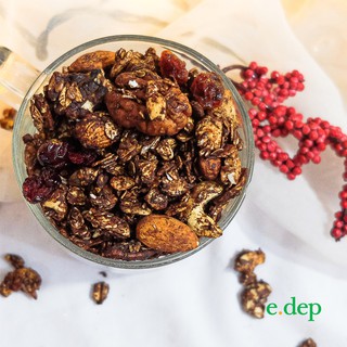 Granola cacao 30g, Homemade Eat Clean, không đường tinh luyện