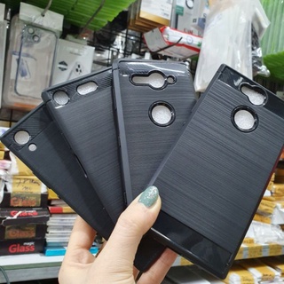 Ốp lưng sony xz1 mini / xz1 compact / xz2 mini / xz2 compact / xa1 xa2 / xa1 plus / xa2 ultra / xz2 dẻo đen vân xước dày