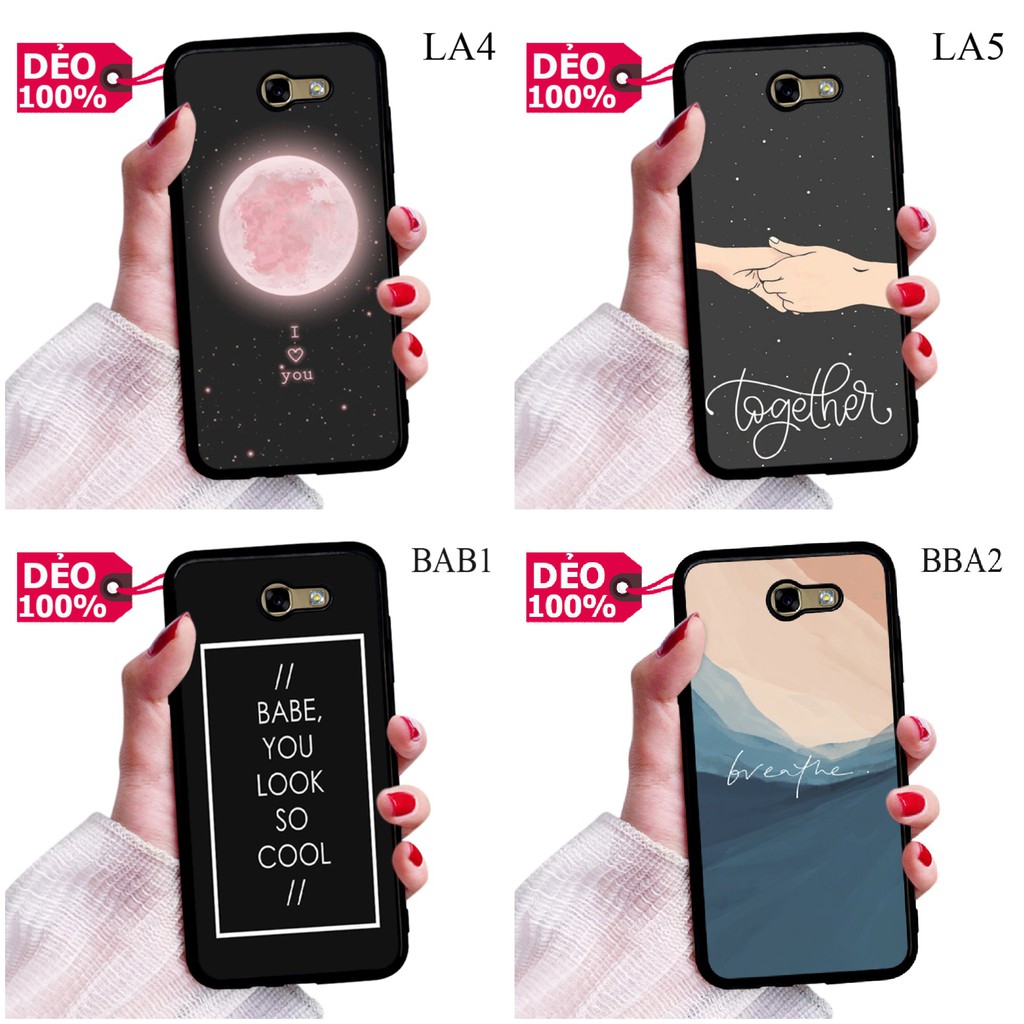 Ốp Lưng Samsung Đủ Dòng Dẻo Quote Stickers cho J6/J6 Plus/J7/J7 2016/J7 2017/J7 Prime/J7 Pro/J7 Plus