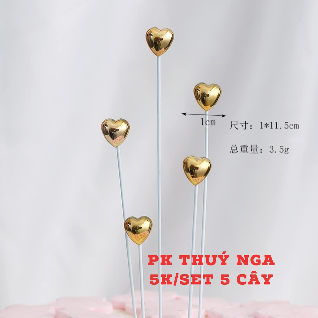 5 set 5 cây tim,sao sắt