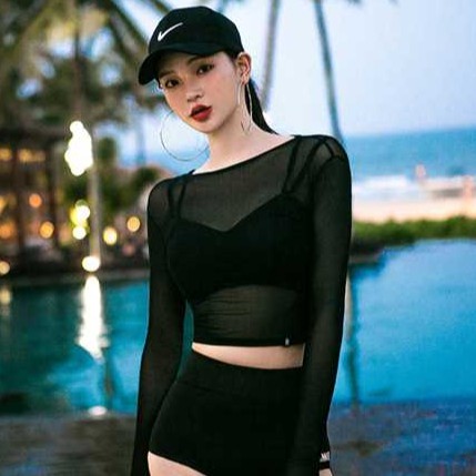 Bộ Đồ Bơi Đi Biển Đẹp, Bikini 3 Mảnh Quần Cạp Cao Đi Biển SAVVY SHOP