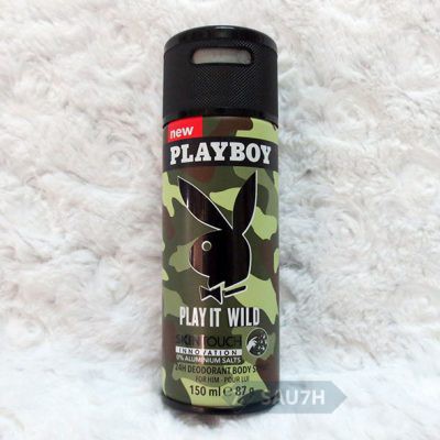 Xịt khử mùi toàn thân Playboy Play it Wild 150ml